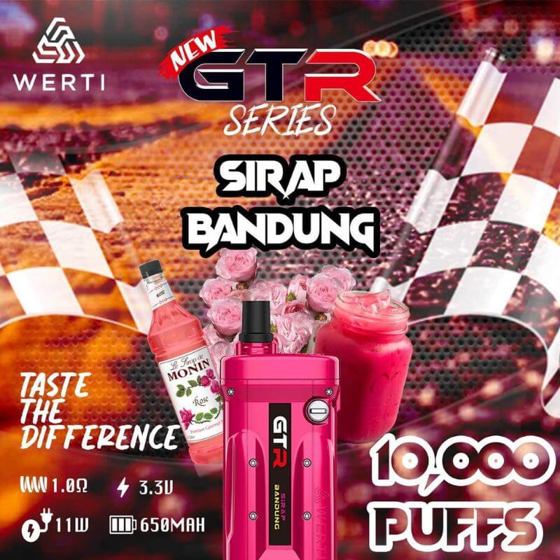 WERTI GTR 10000 Puffs Sirap Bandung